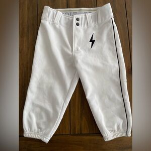 Boys Bruce Bolt Knickers
White with black piping 
YL/26
Great condition